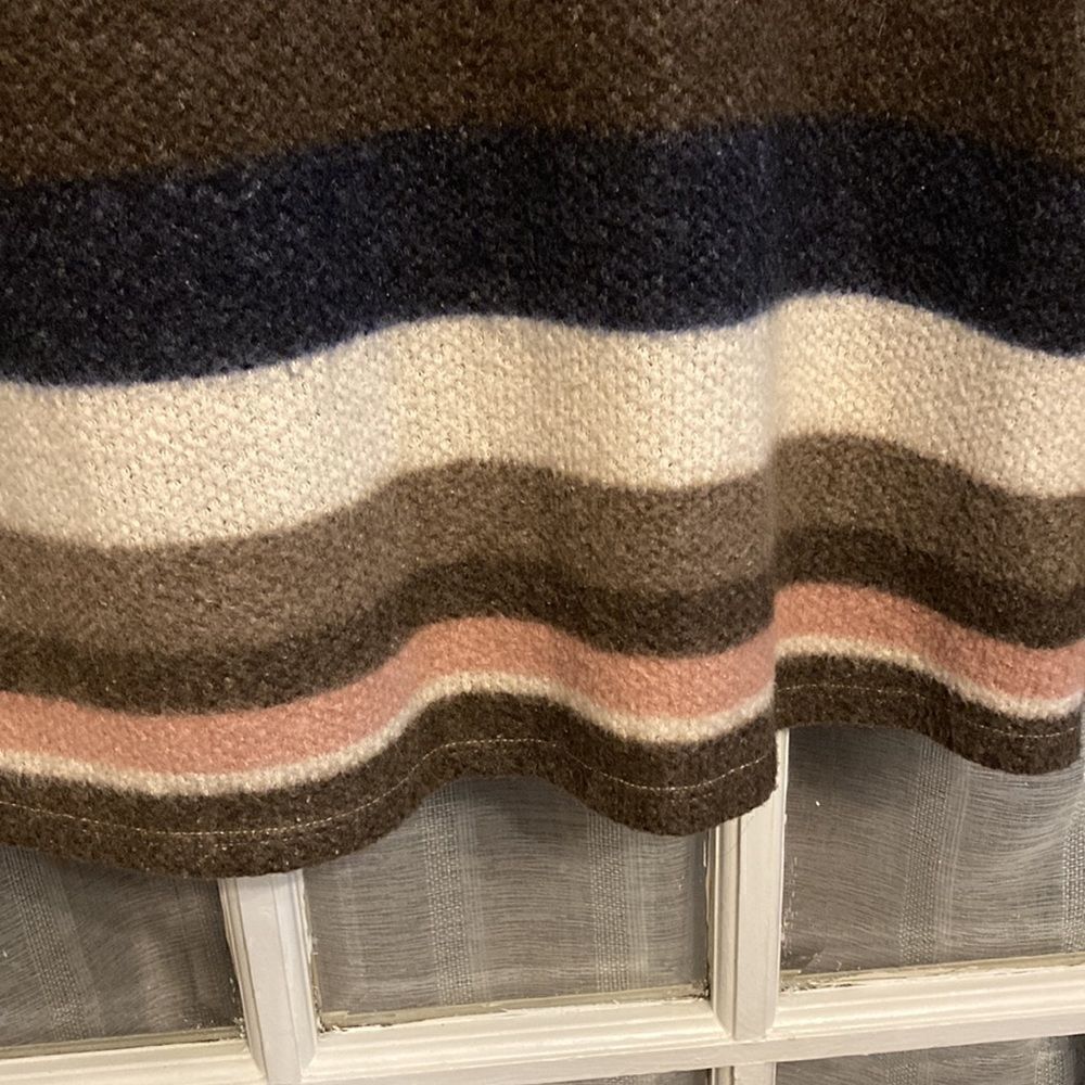 143 Story by Line Up Soft High Turtle Neck/Cowl Neck Striped Sweater - Picture 6 of 14